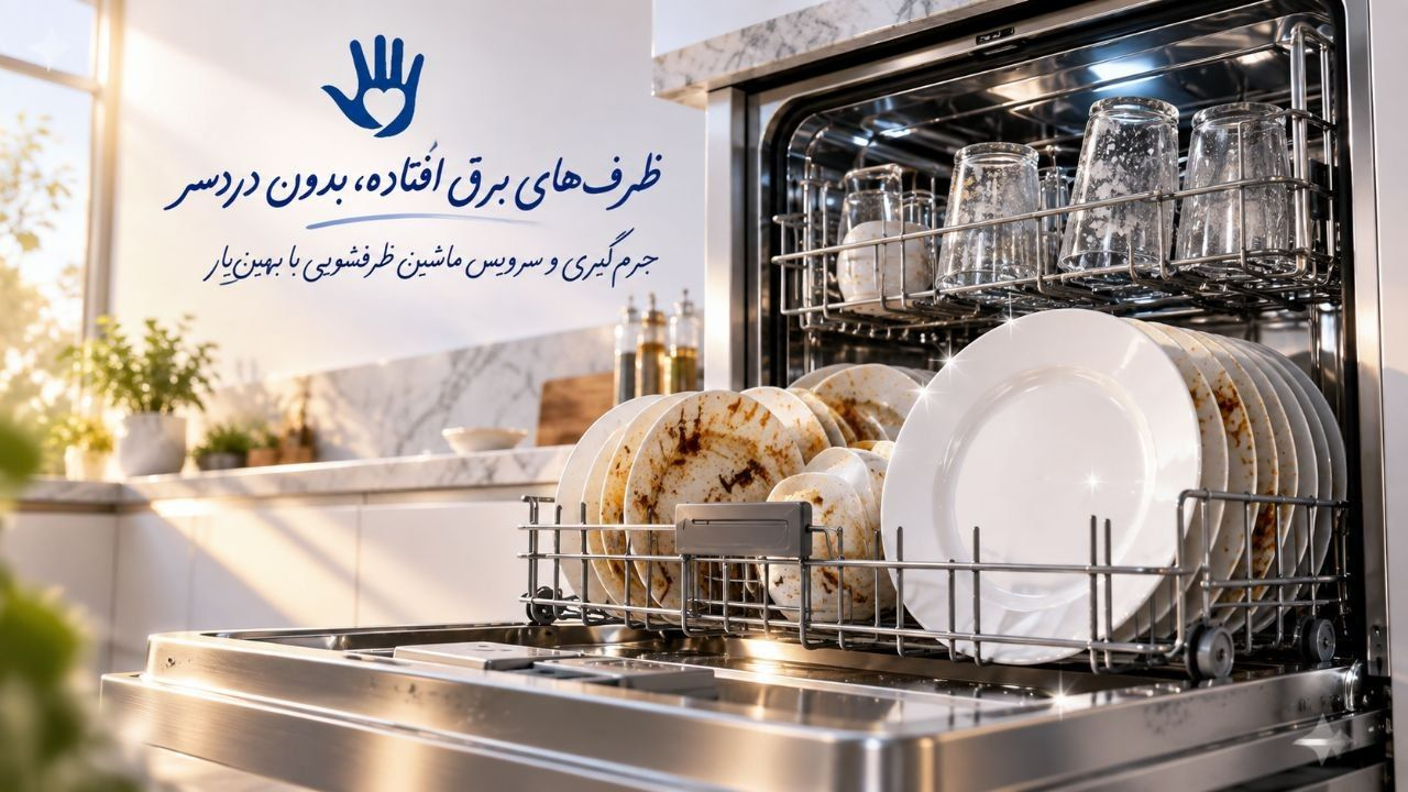 علت تمیز نشستن ظرفشویی چیست؟